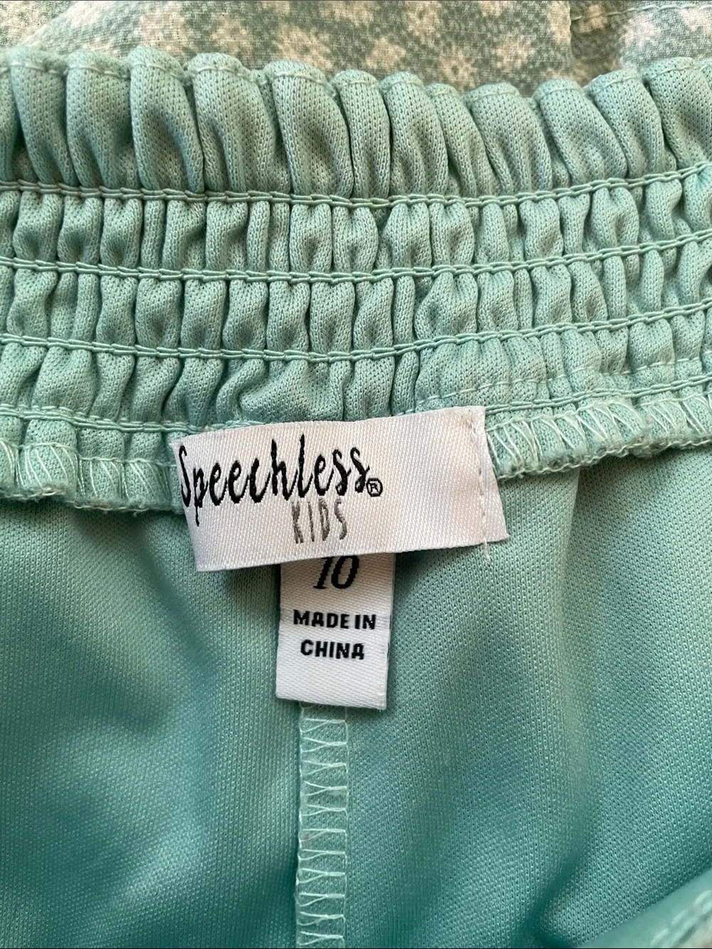 Speechless Mint Green Floral Girls Matching Top and Skort Set